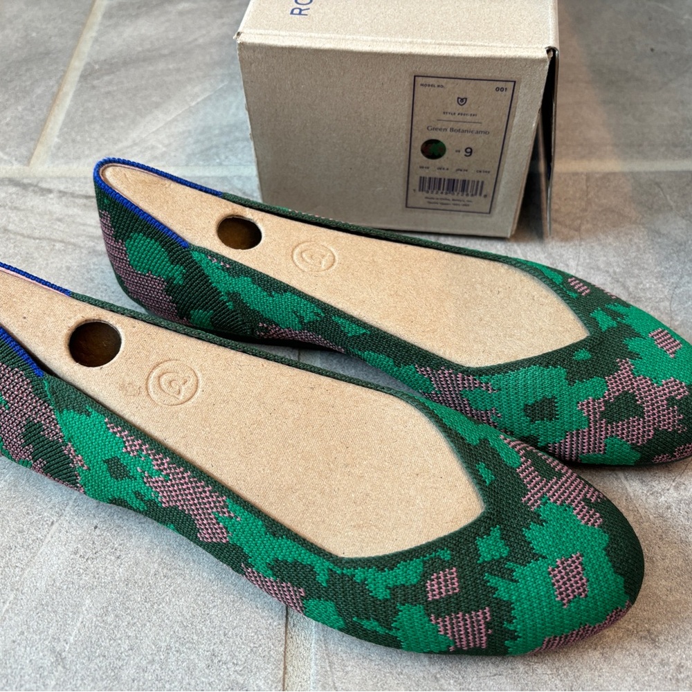 Rothy’s Size 9 Green Botanicamo